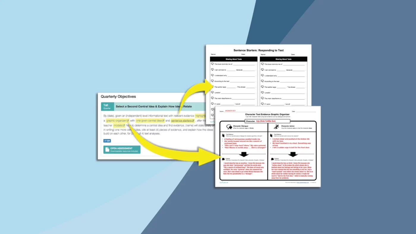 New High School Reading Anchor Pages